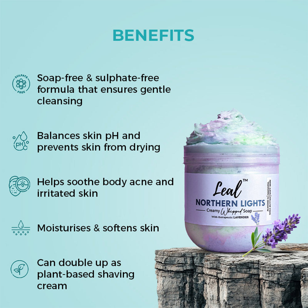 Northern Lights Lavender Whipped Soap
